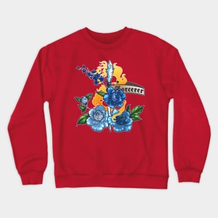 Sorcerer Class - D&D Class Art for players of DnD tabletop or video games Crewneck Sweatshirt